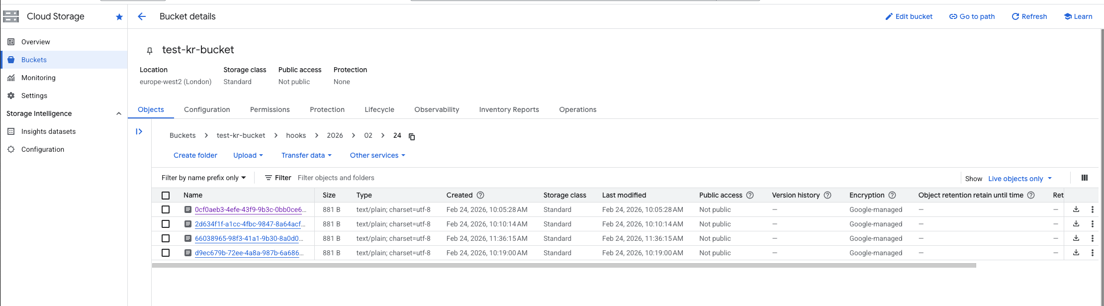 Browse your GCP GCS bucket